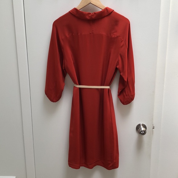 NWT - 100% silk Dagg and Stacey dress - rust - size 6 - Picture 3 of 9